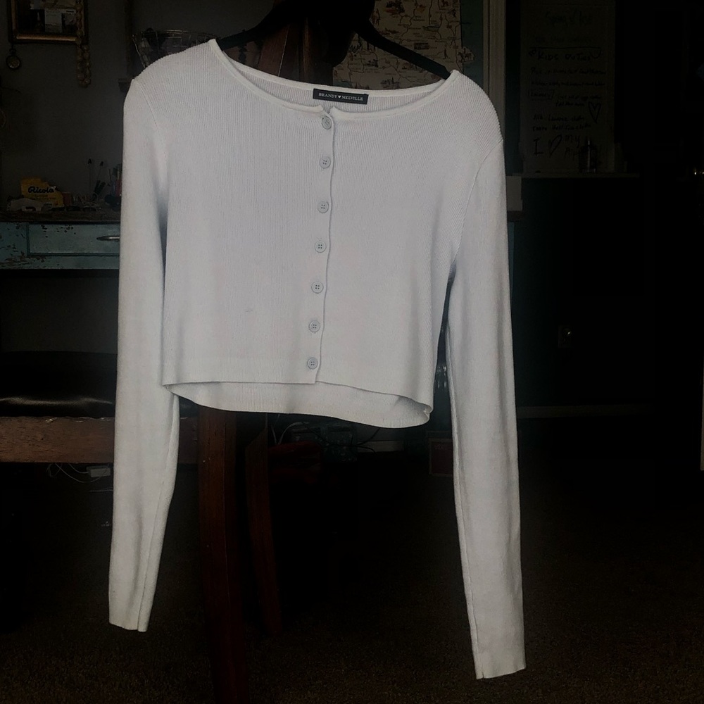 Brandy melville button up sweater
